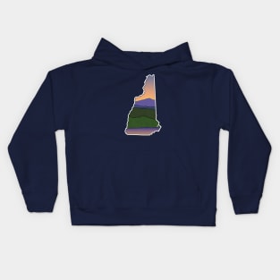 Summer Evening in New Hampshire Kids Hoodie